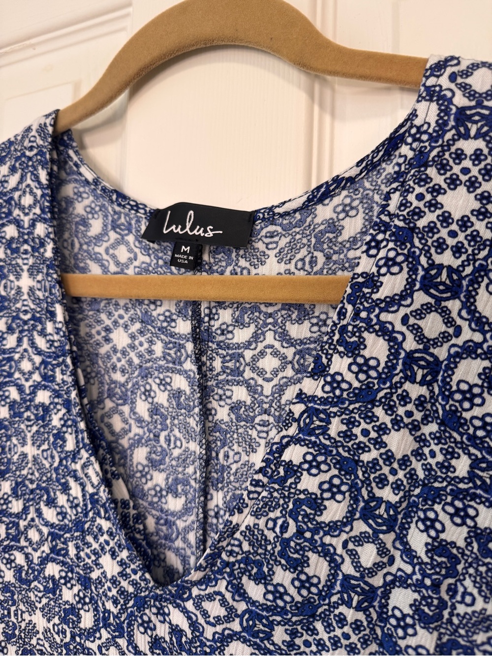Lulu's blue medallion maxi dress - Picture 2 of 4
